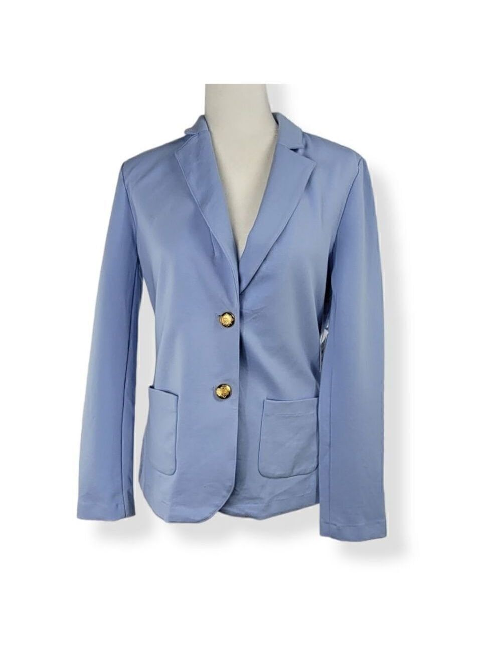 Charter Club Blazer Light Blue Medium